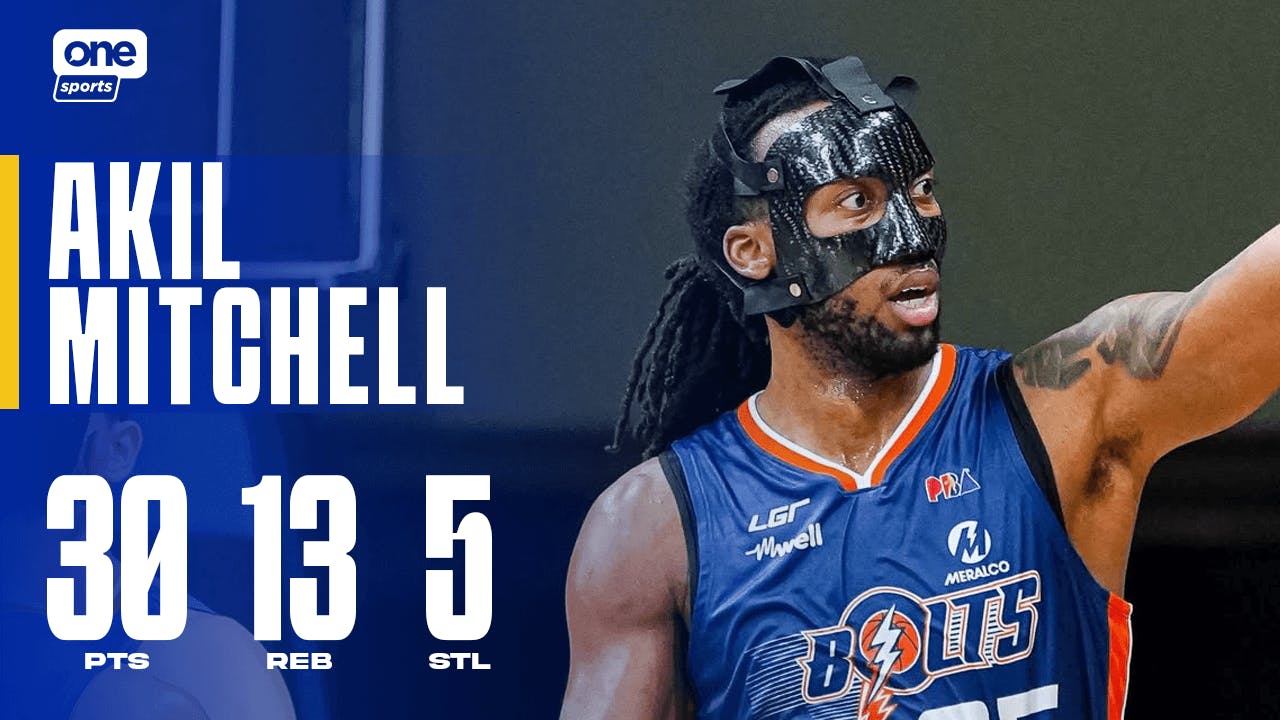 Akil Mitchell posts another double-double for back-to-back Meralco wins | PBA Highlights