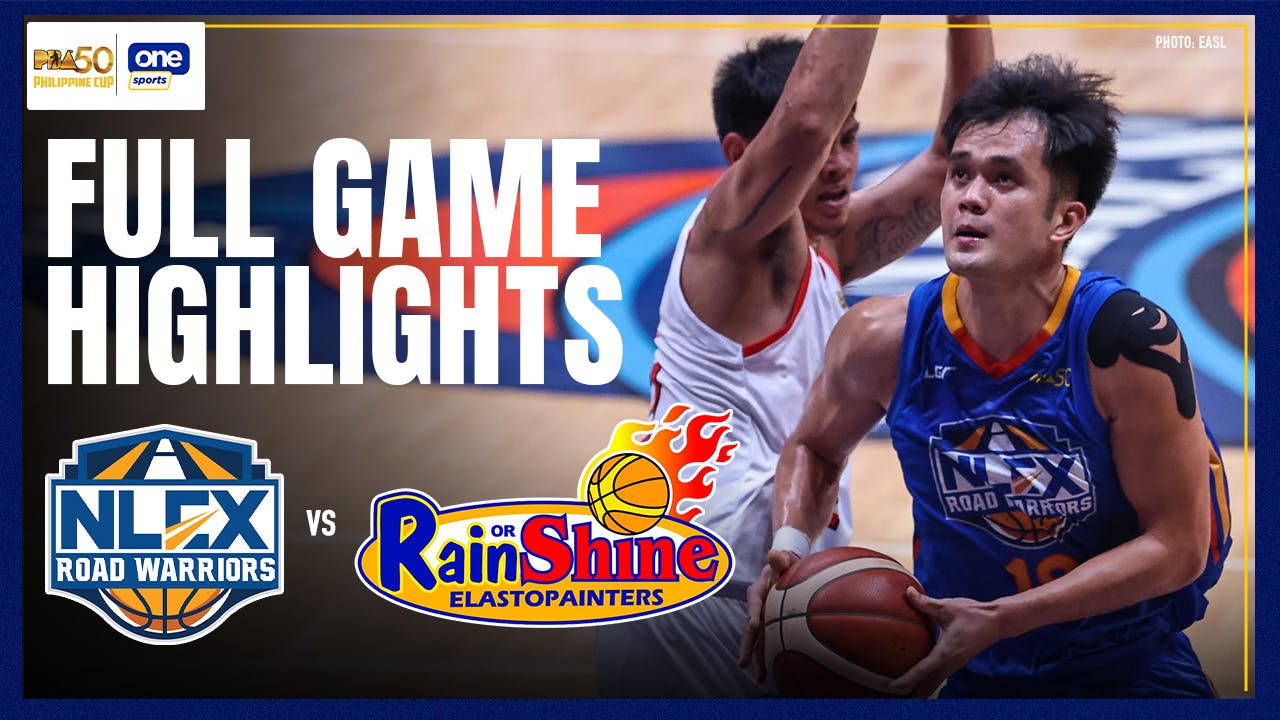 NLEX derails erstwhile co-leader Rain or Shine | PBA Highlights