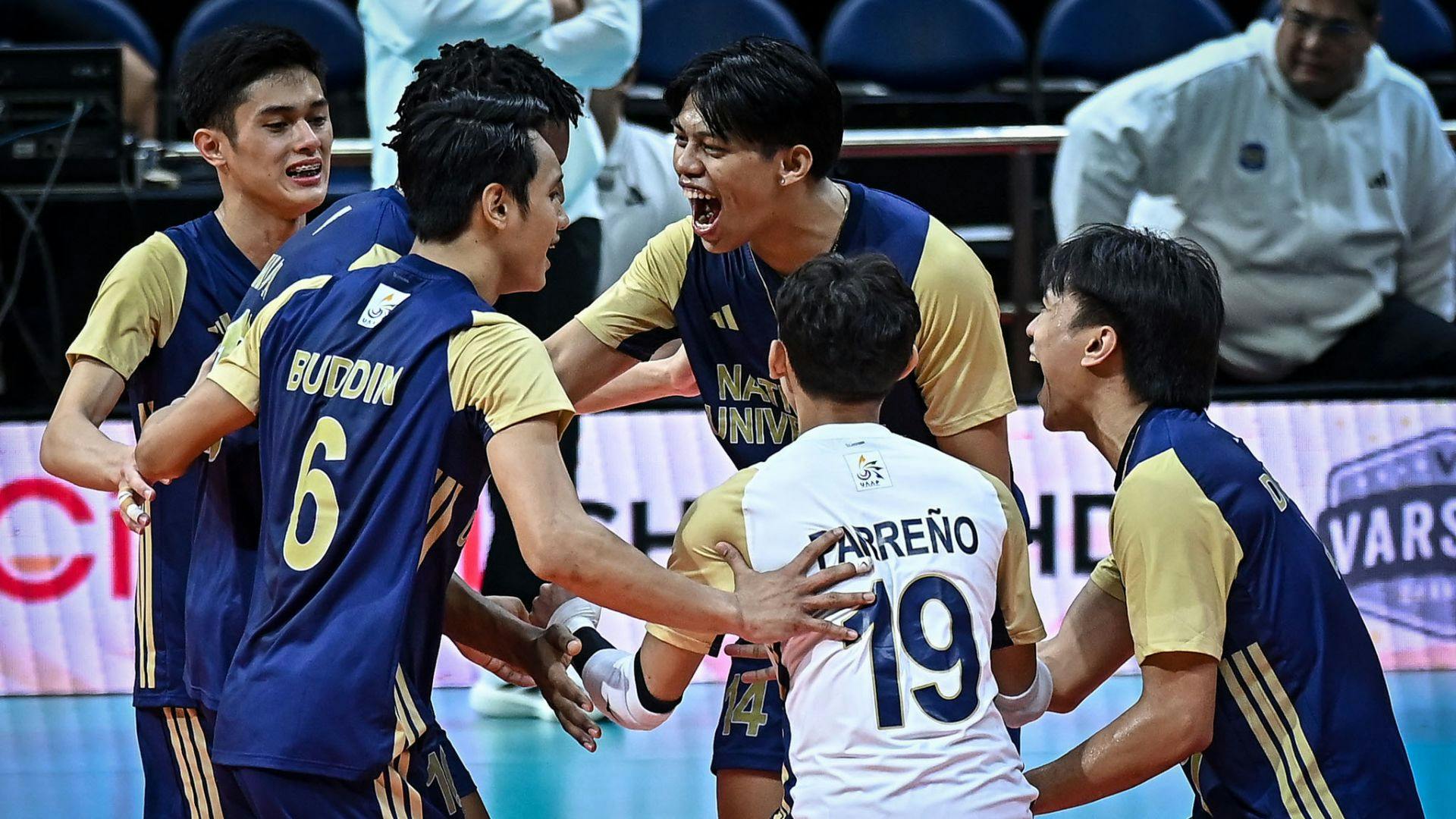 NU sweeps UE to claim solo second in UAAP Season 88 men