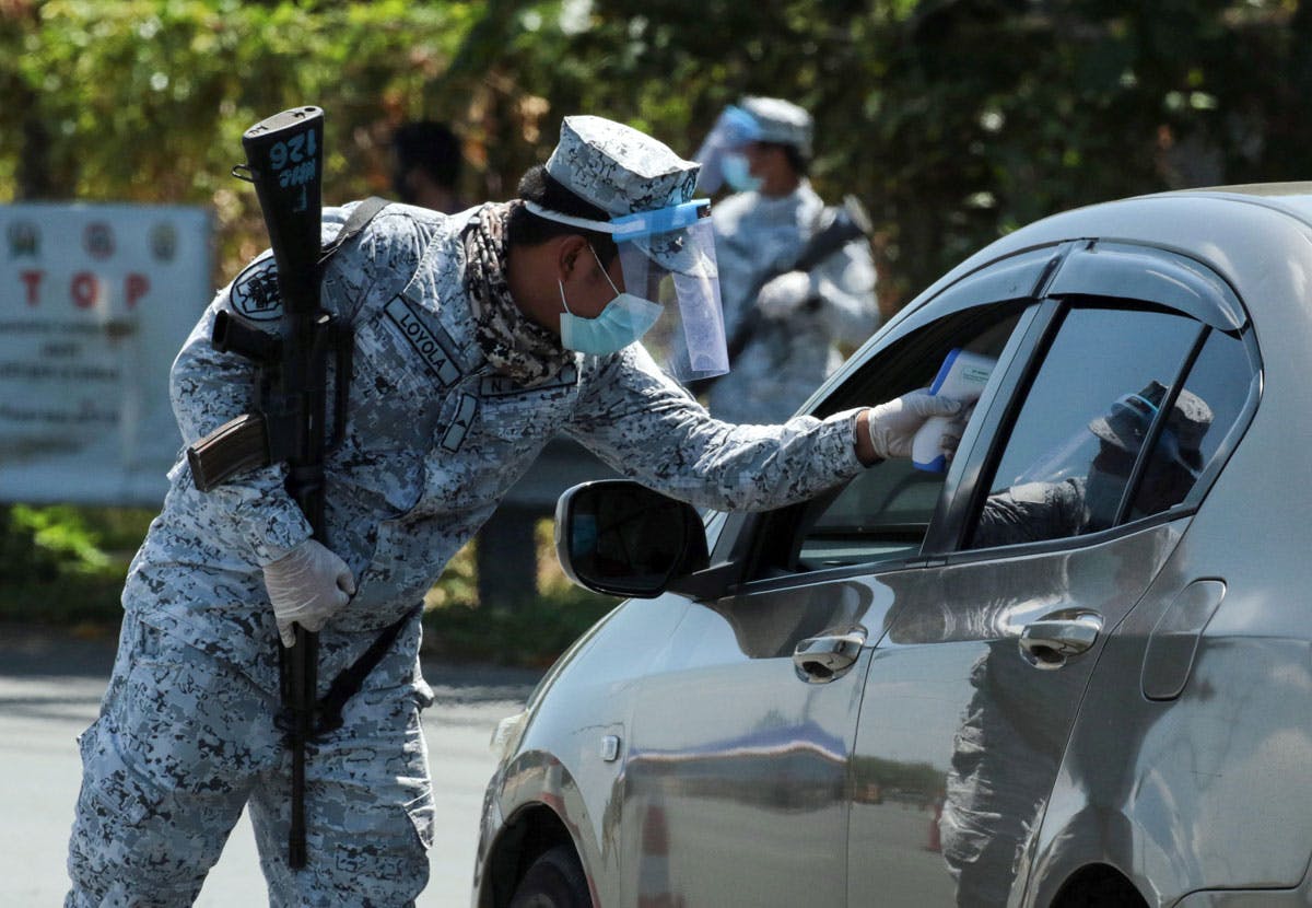 Martial-law Type? DOJ Says Duterte Can Call On Military To Enforce ECQ
