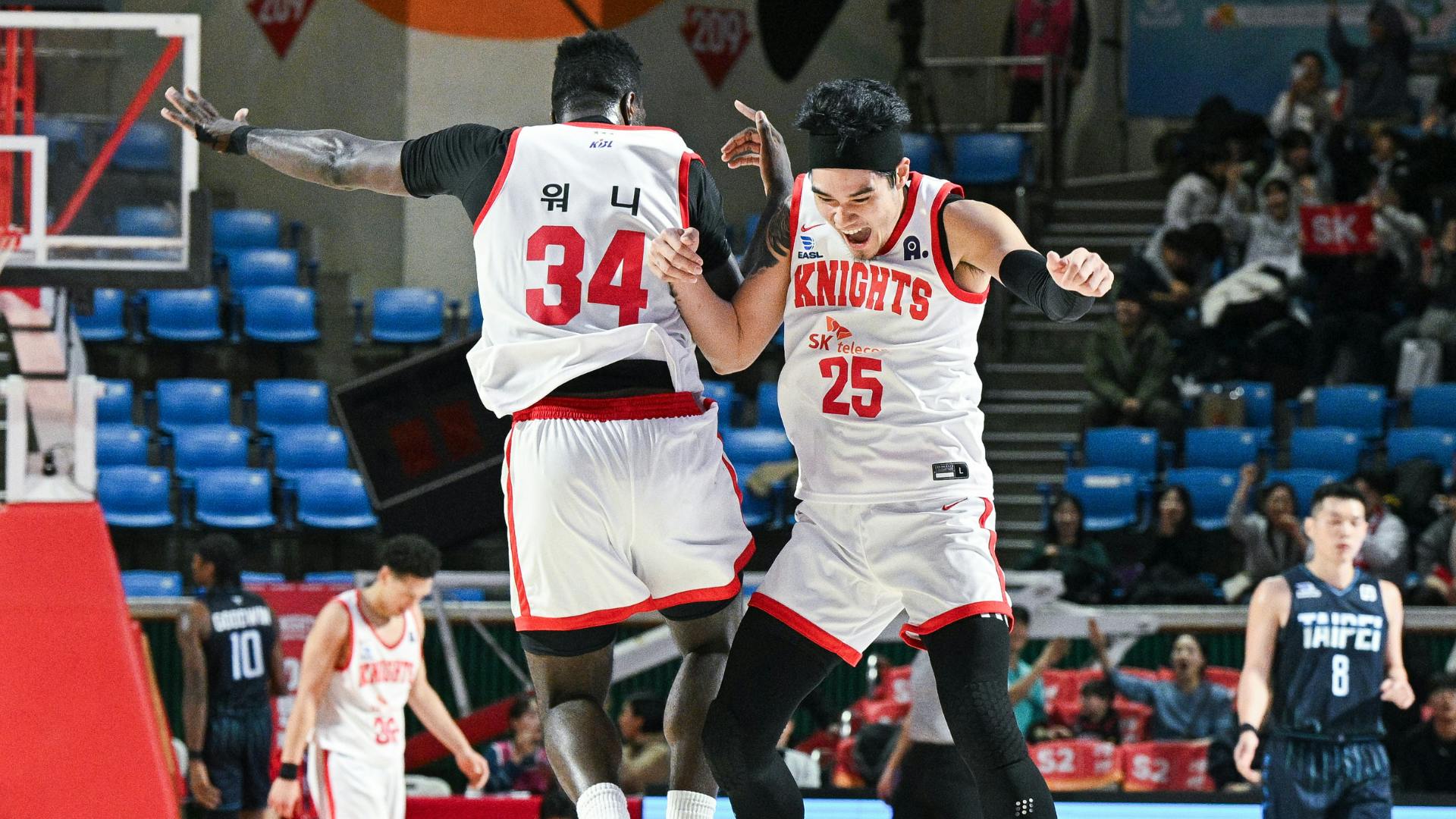 Arvin Tolentino, Seoul SK Knights clinch first spot in 2026 EASL Finals