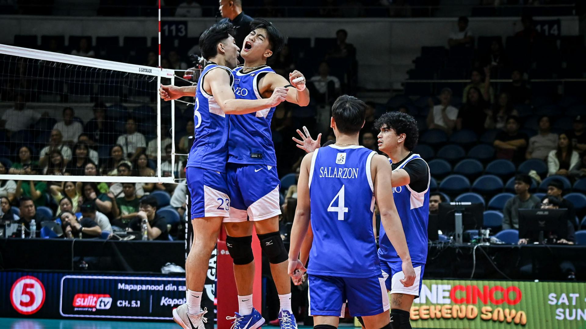 Ateneo survives La Salle in five sets in UAAP men