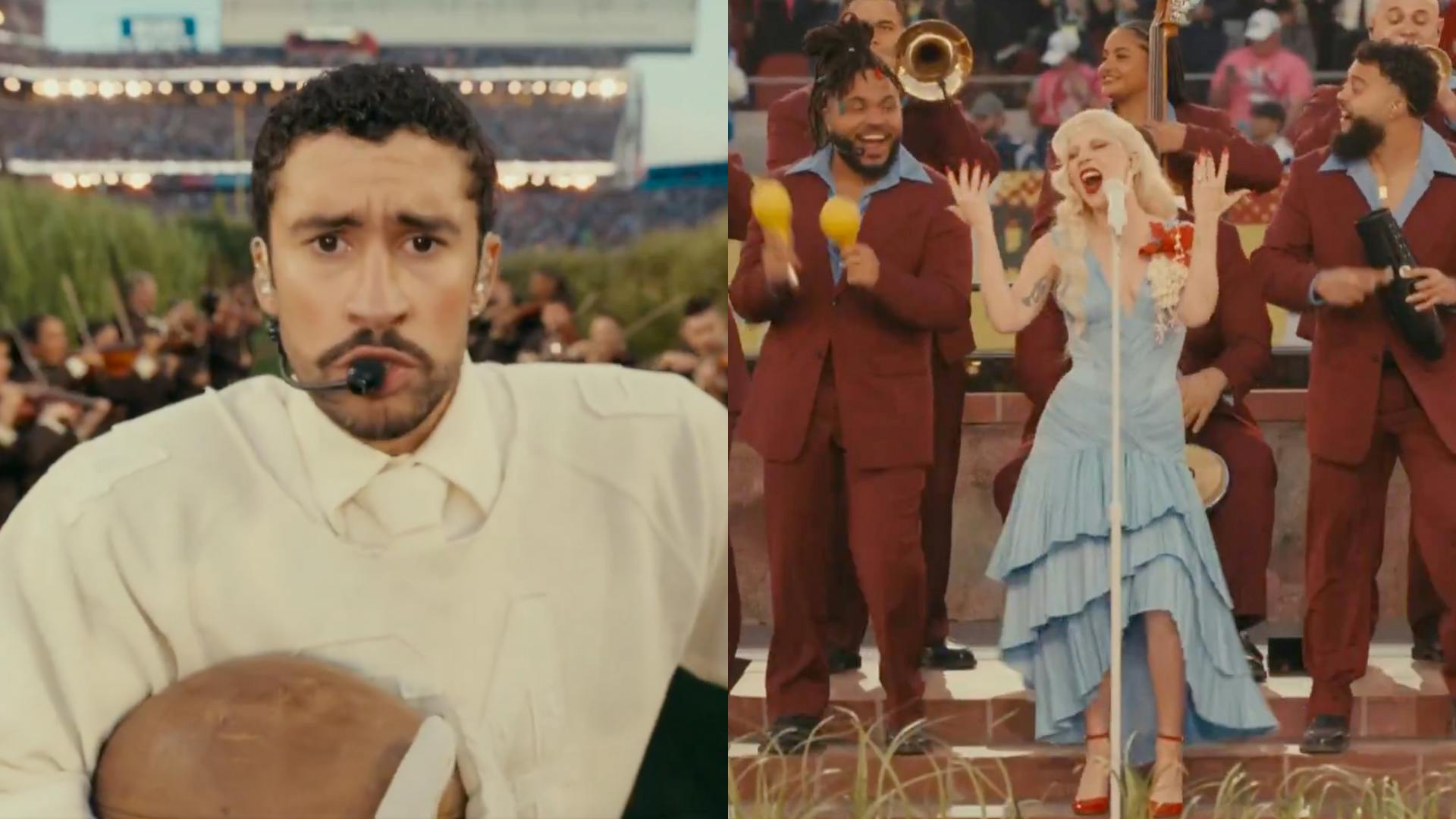 Bad Bunny dazzles in Super Bowl halftime with surprise appearance from Lady Gaga