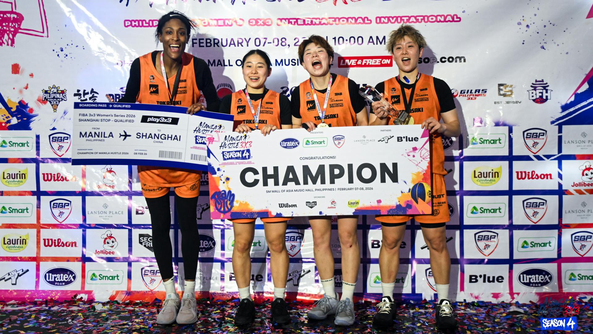 Flowlish Gunma fend off Uratex Dream. to win 2026 Manila Hustle 3x3 crown