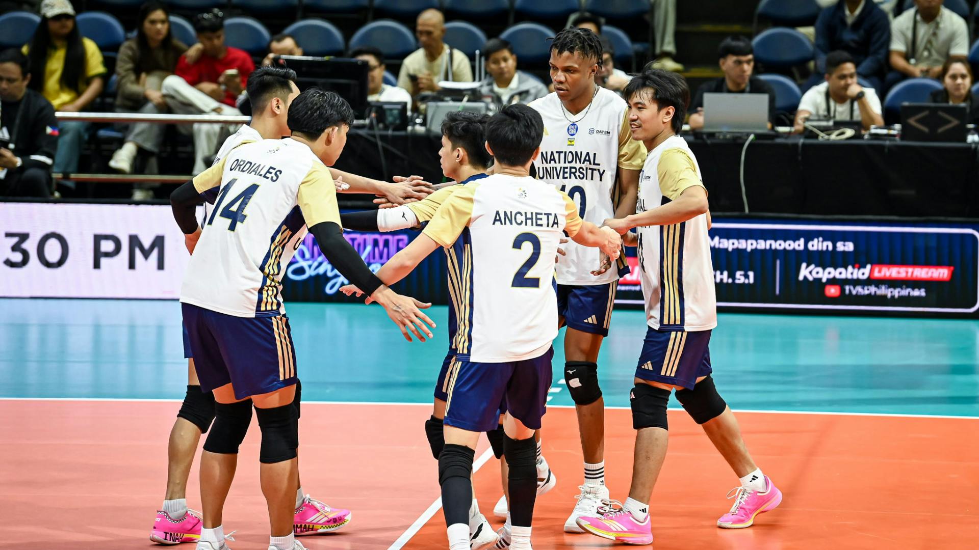 UAAP: NU bounces back, sweeps UP to reclaim second in men