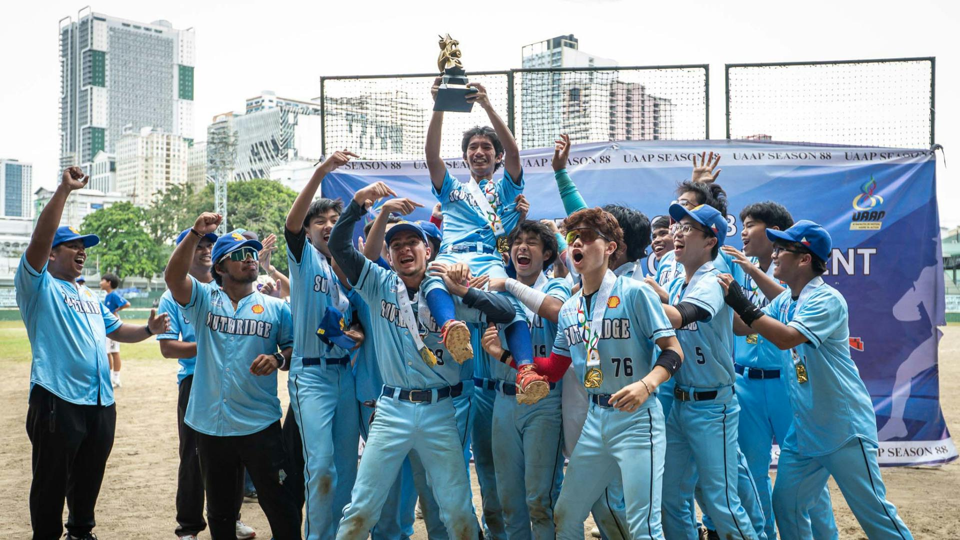 Southridge makes history, becomes first guest team to win UAAP title in HS baseball