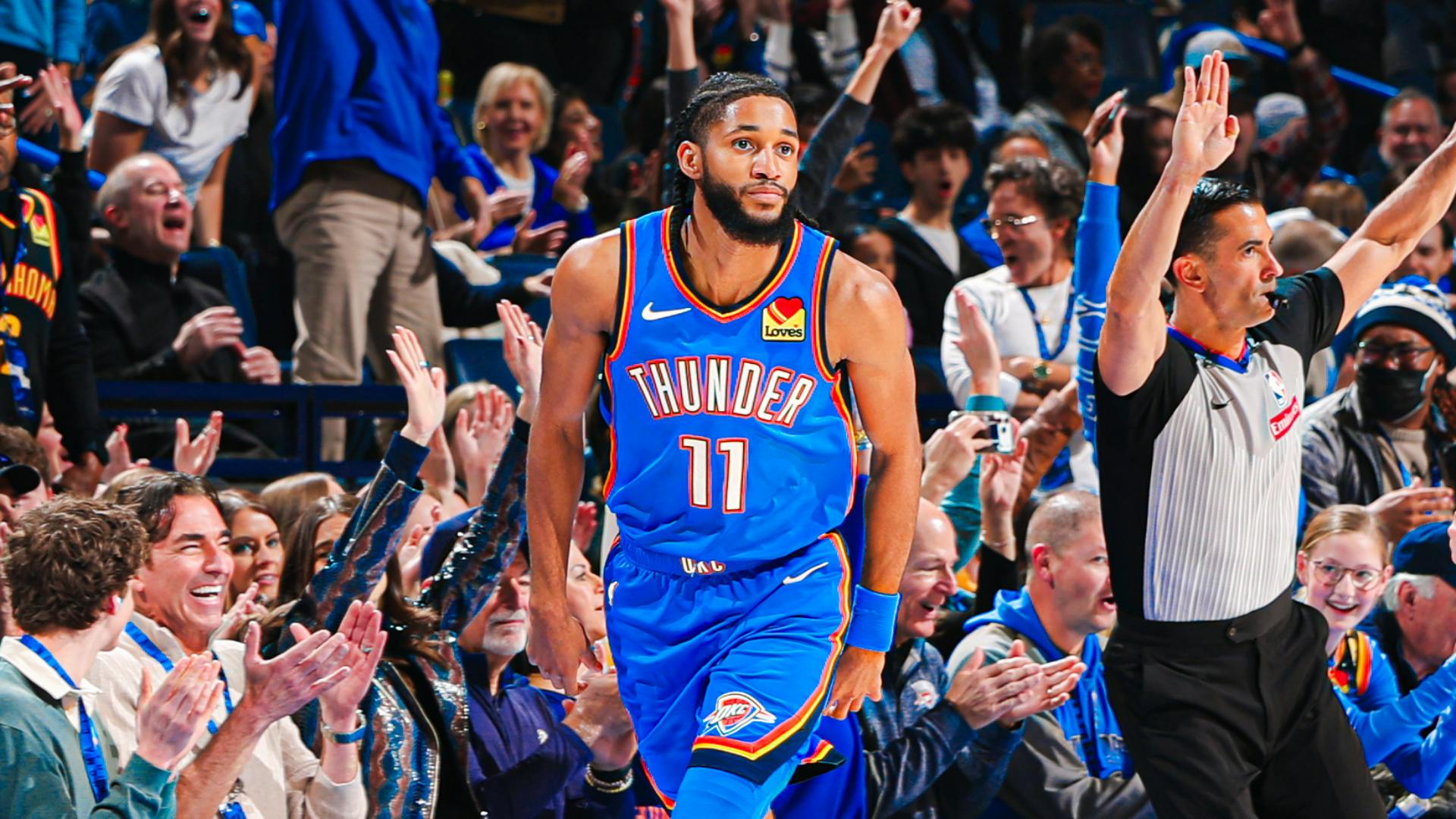 Strong start helps depleted Thunder snap Cavaliers