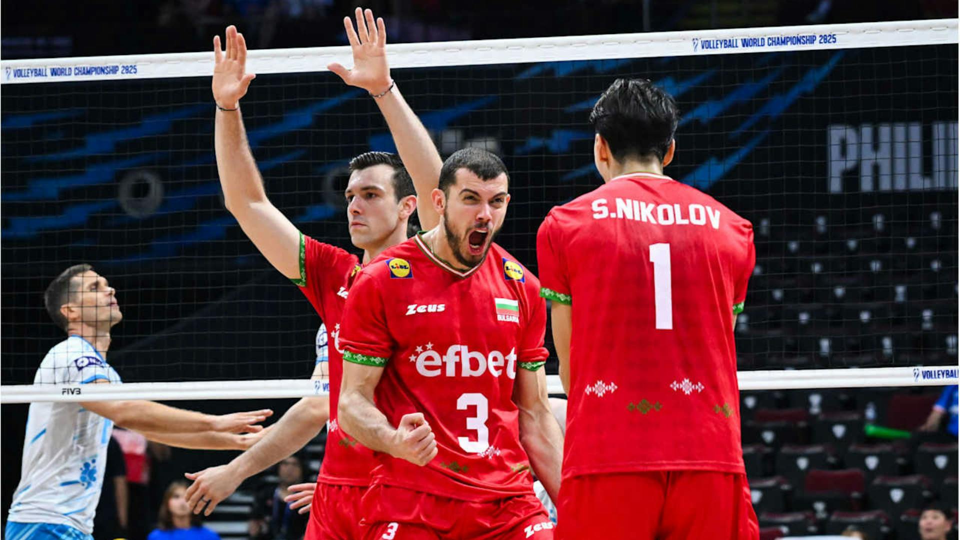 Bulgaria survives Slovenia in five sets to secure Round of 16 spot at FIVB Worlds