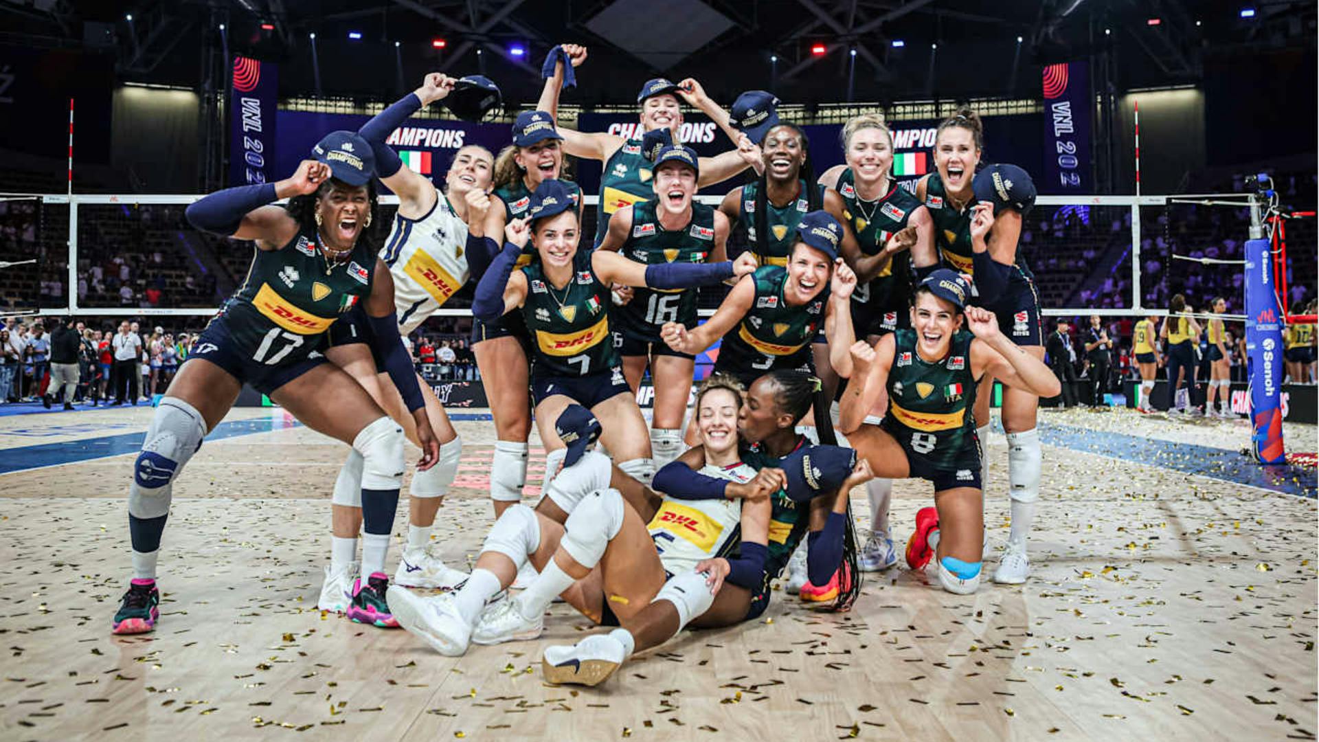 Italy beats Brazil to repeat as VNL Women