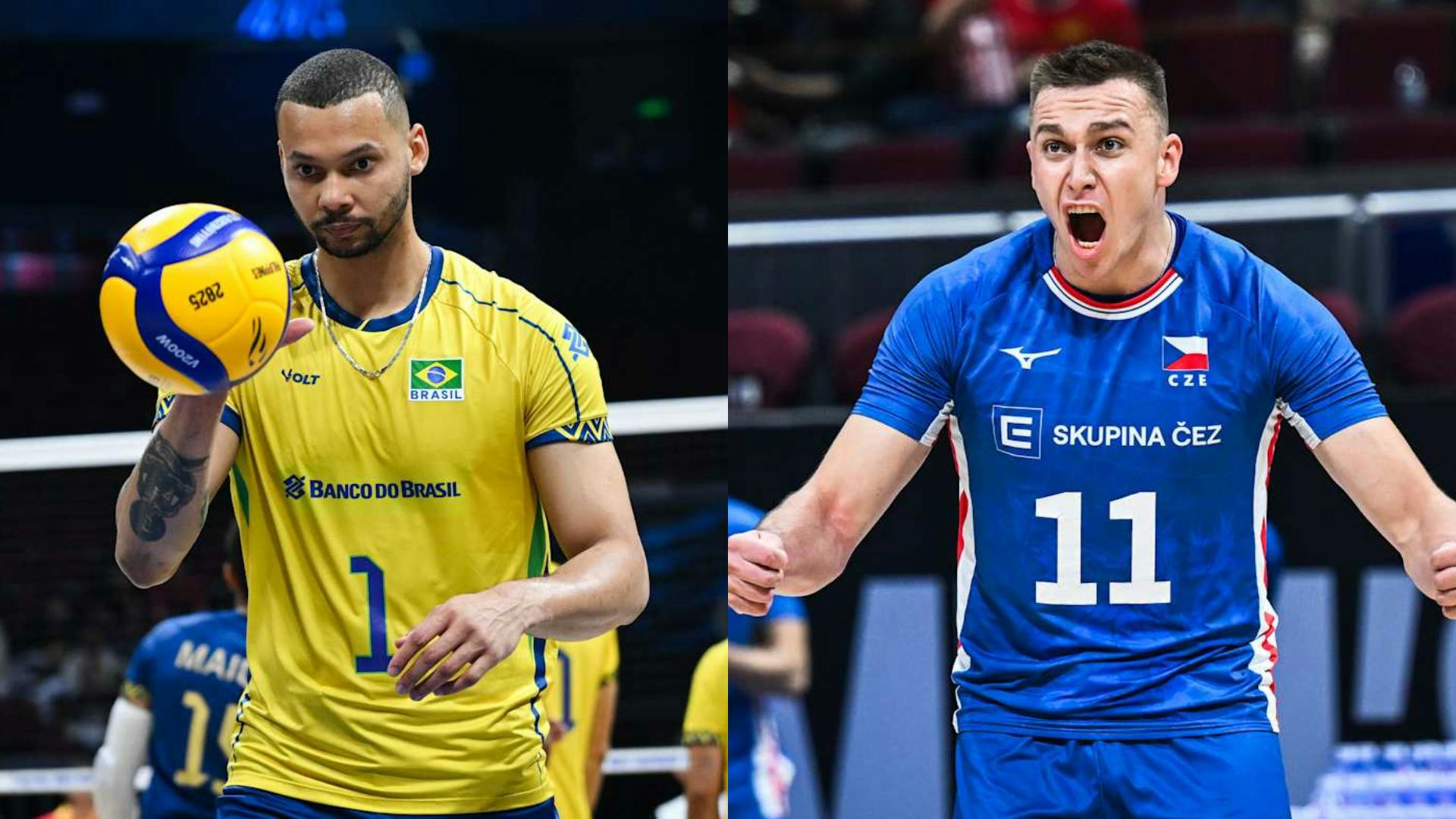 Brazil vs Czech Republic open crucial MOA game day in FIVB World Championship