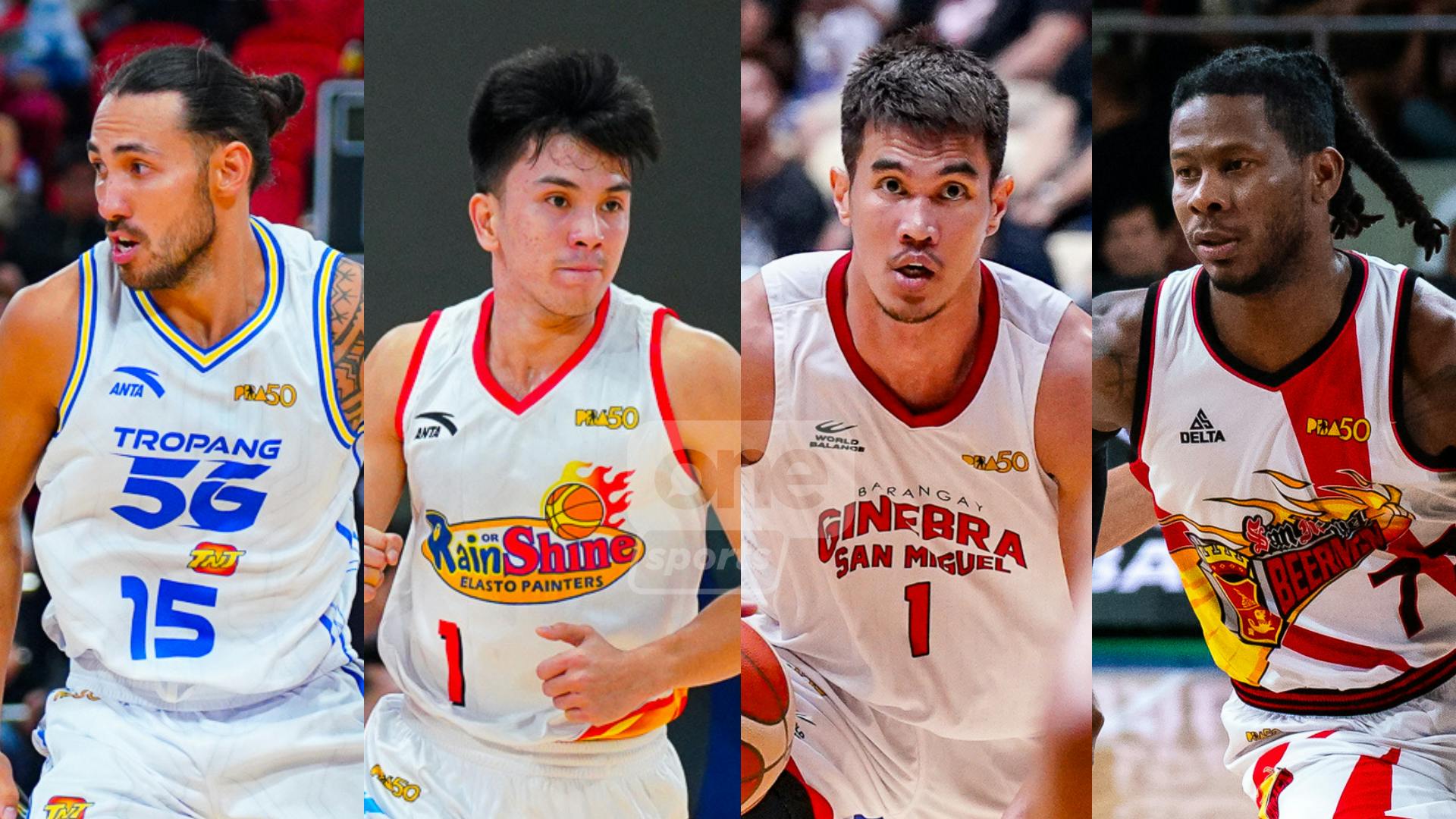 PBA semifinals: TNT, Rain or Shine, Ginebra, and San Miguel left to battle for Philippine Cup title