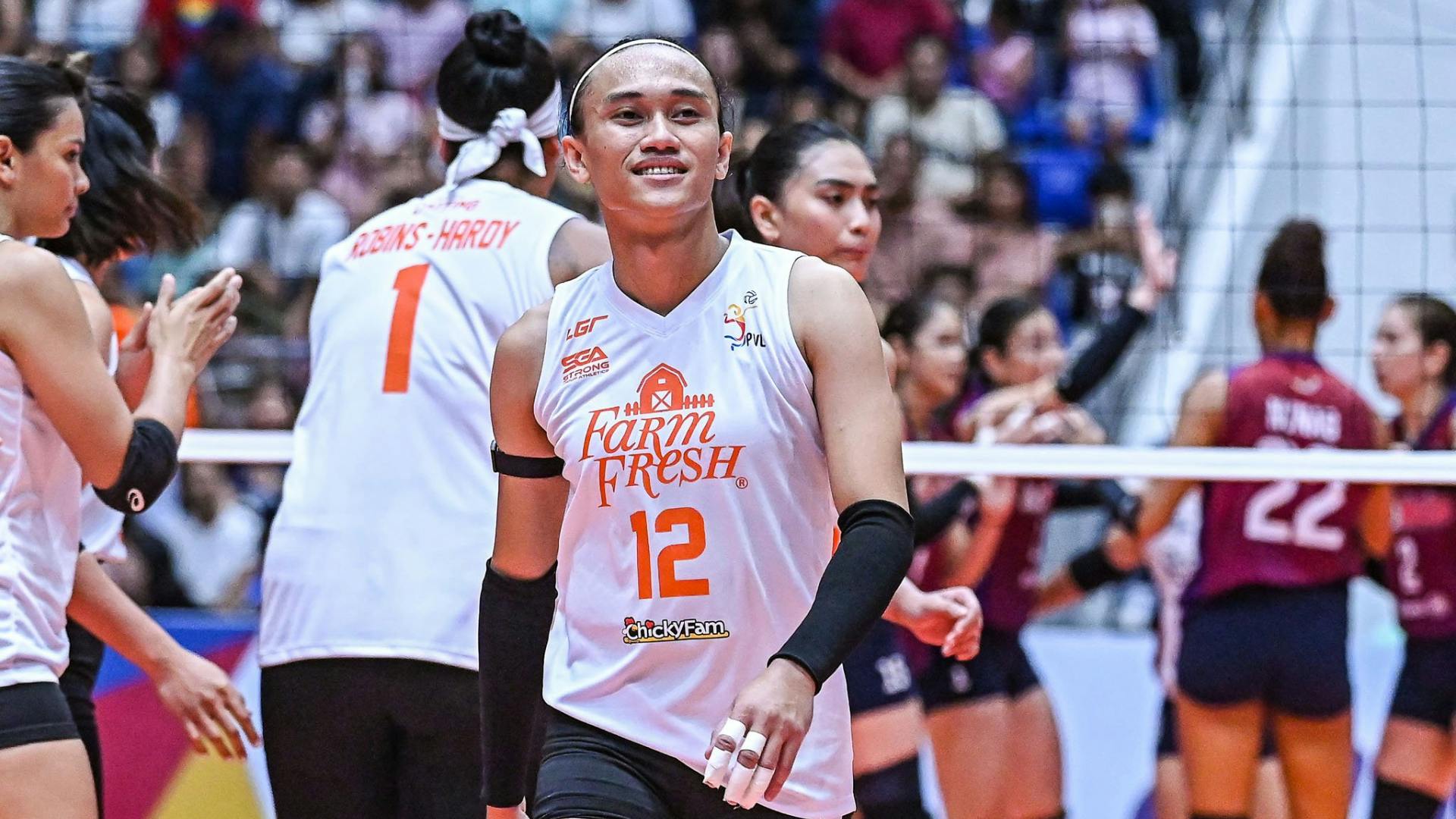 Trisha Tubu, Farm Fresh Foxies shoot for second straight PVL on Tour win vs Petro Gazz