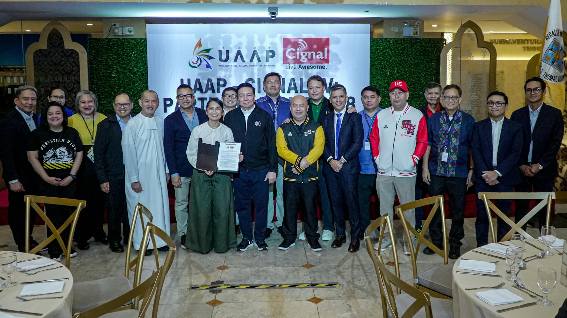 UAAP and Cignal forge partnership through Season Season 93