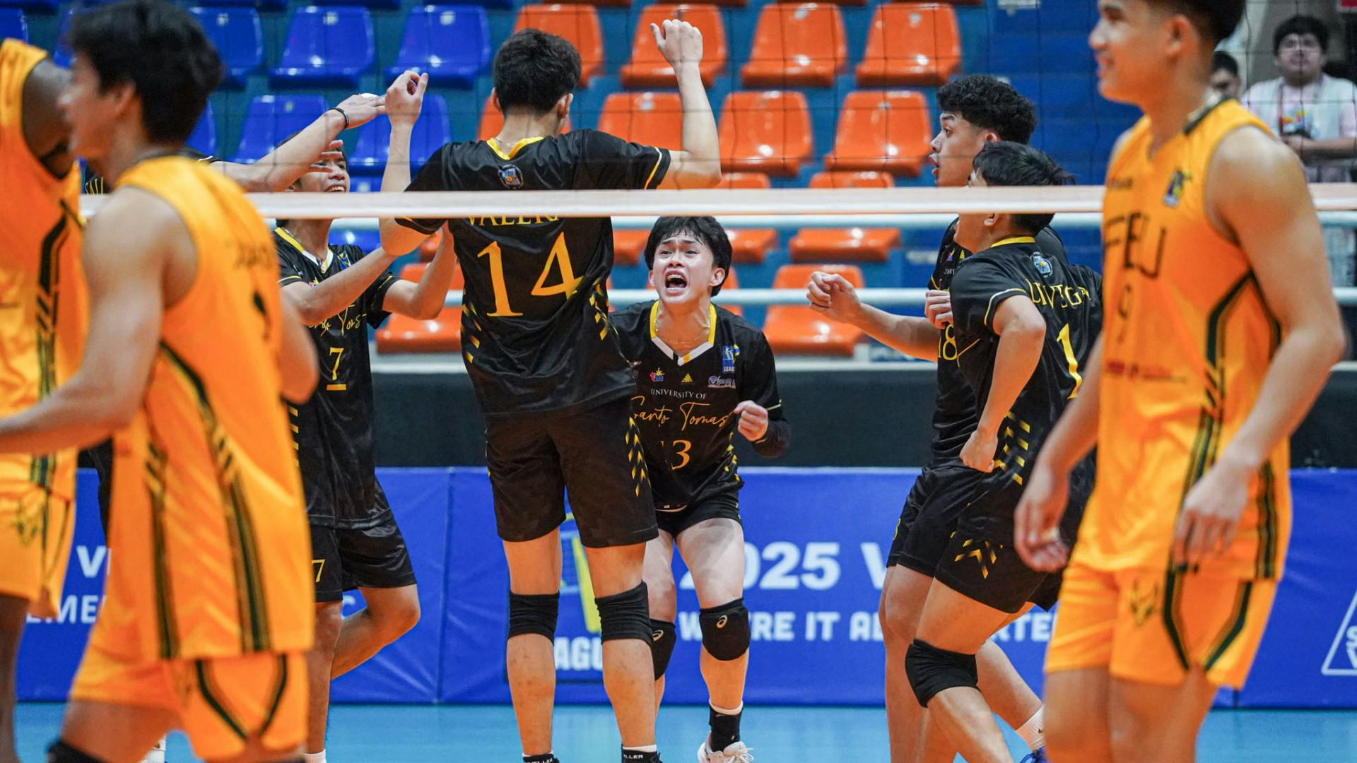 UST Golden Spikers force semis do-or-die vs FEU in men