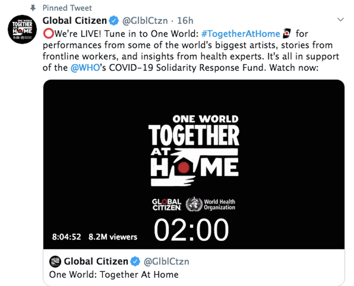 Watch one world 2024 together at home online