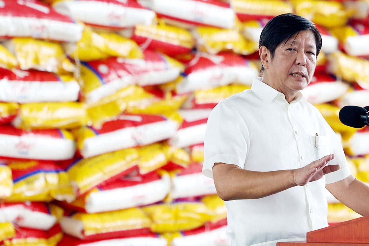 Marcos Wants Subsidized P20/Kilo Rice Sustained