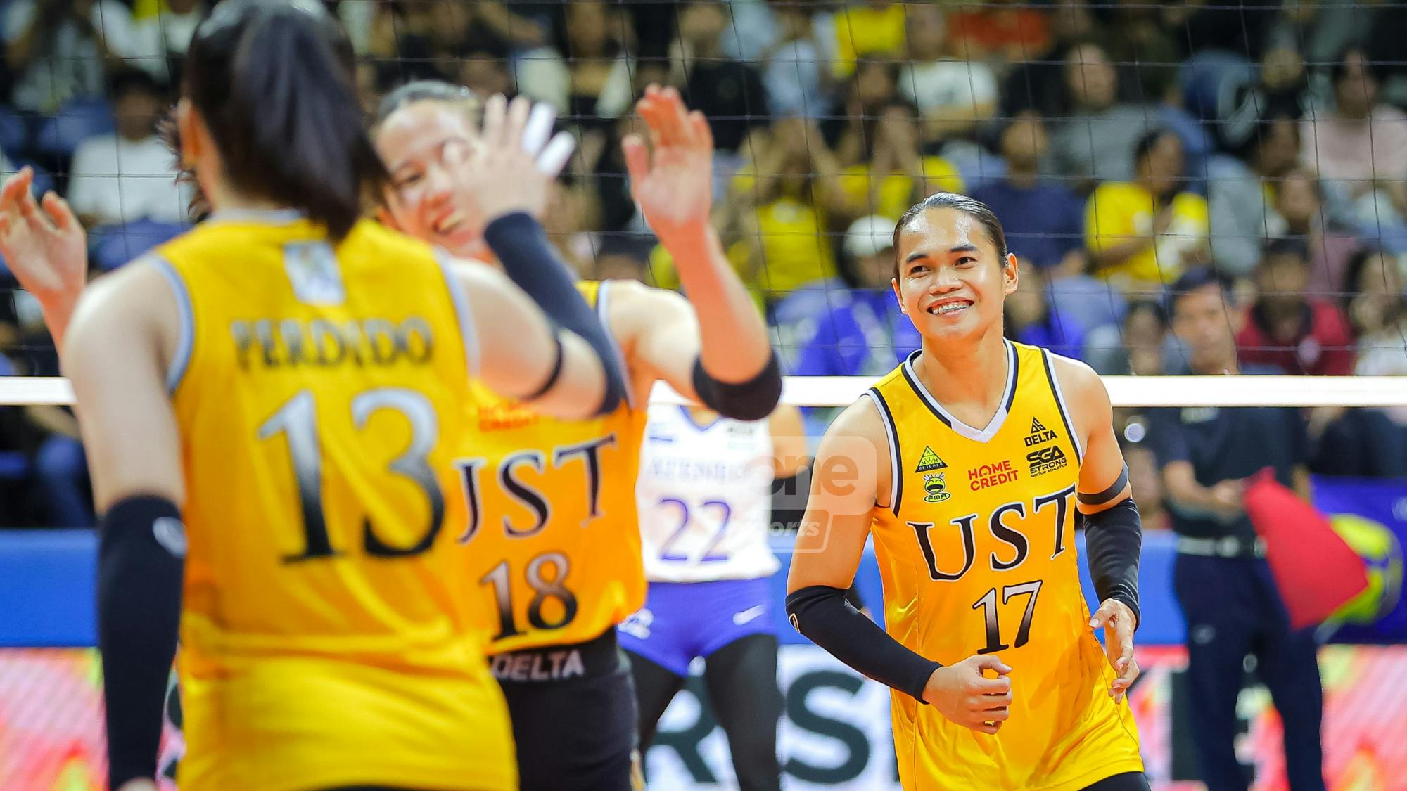 UAAP: UST Tigresses notch first win at expense of Ateneo Blue Eagles