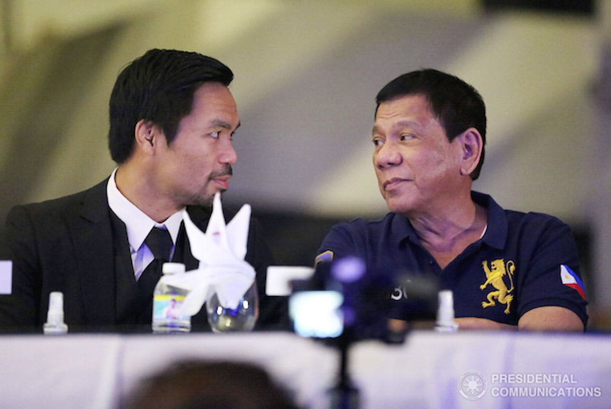 Rody Rebukes Pacman Over ‘Shallow Knowledge’ Of WPS Issue