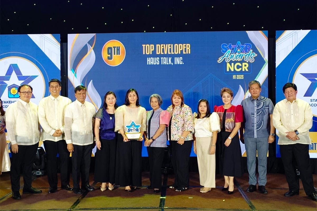 Haus Talk, Inc. Recognized As Top Pag-IBIG Partner-Developer