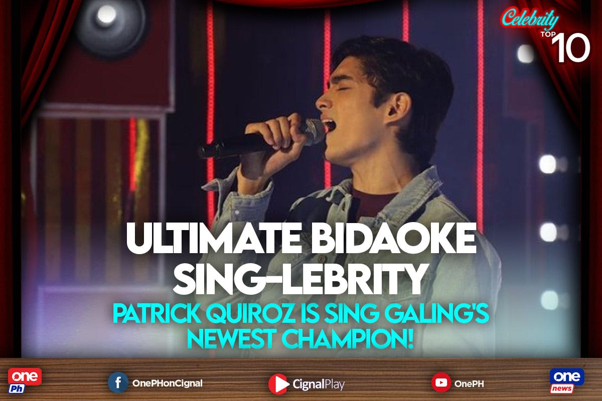 CELEBRITY TOP 10: Patrick Quiroz Is ‘Sing Galing: Sing-lebrity Edition’ Champion; BTS Bags 3 Guinness World Records