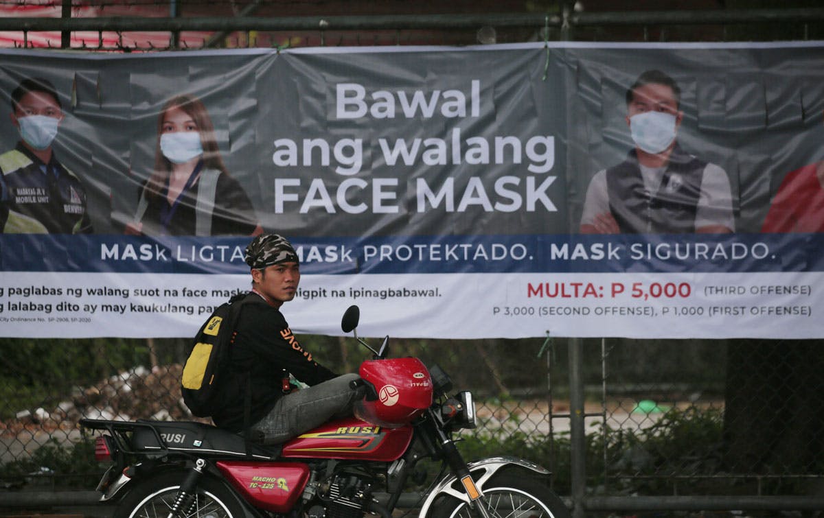 Duterte: Wear Face Mask Or Face Arrest; PNP To Intensify Operations Against Violators Of COVID-19 Protocols