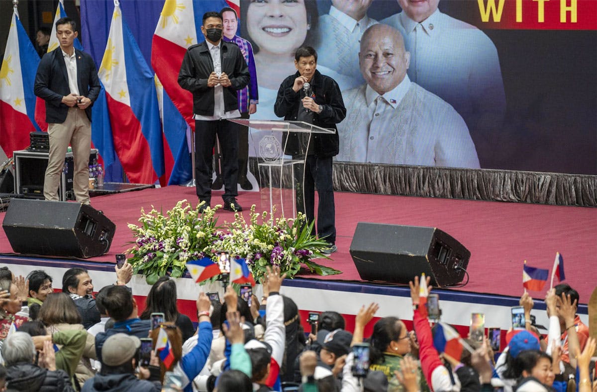 Sara Duterte Joins Father In HK For Sortie