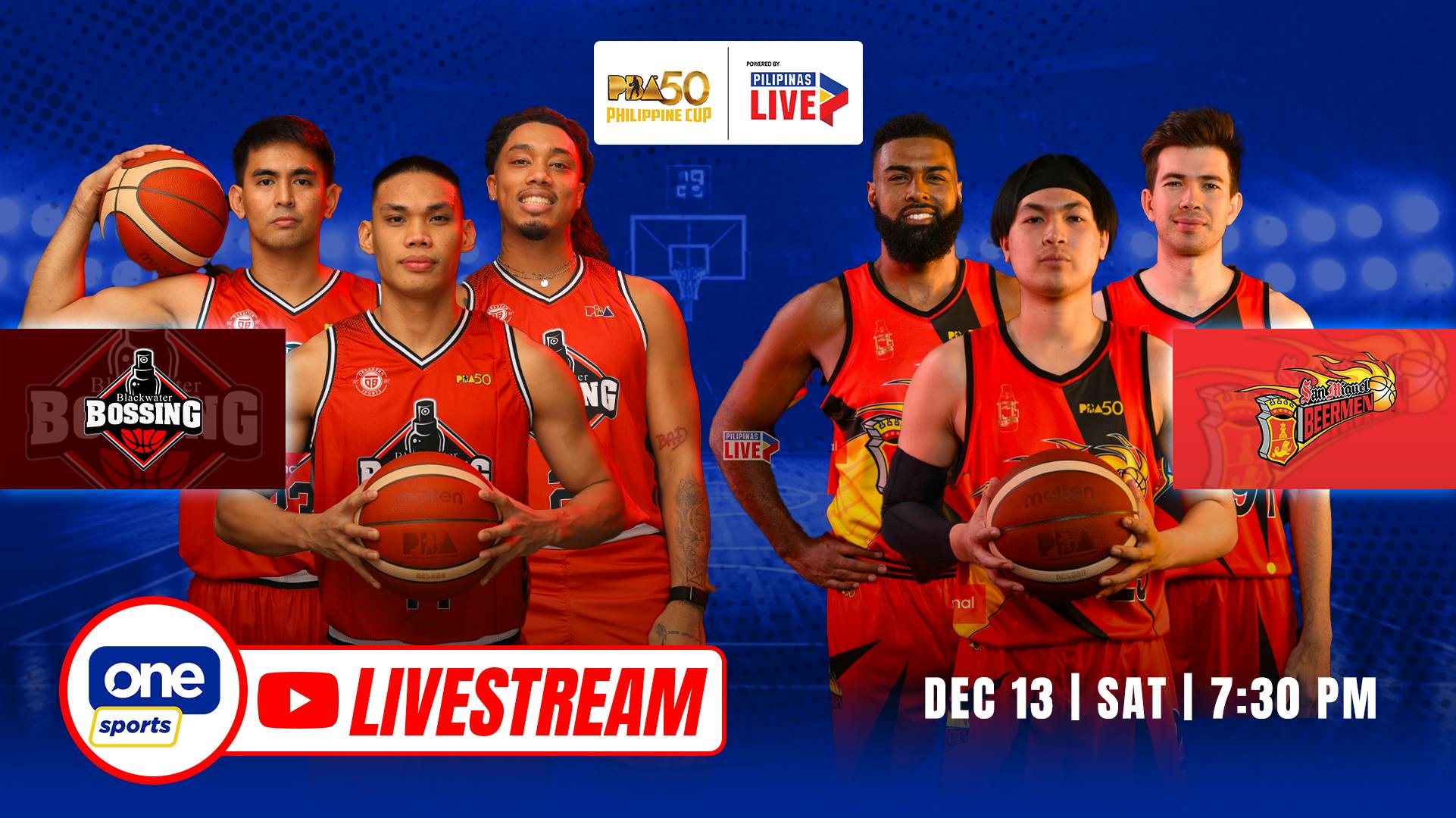 PBA LIVESTREAM: Blackwater Bossing vs San Miguel Beermen | Philippine Cup