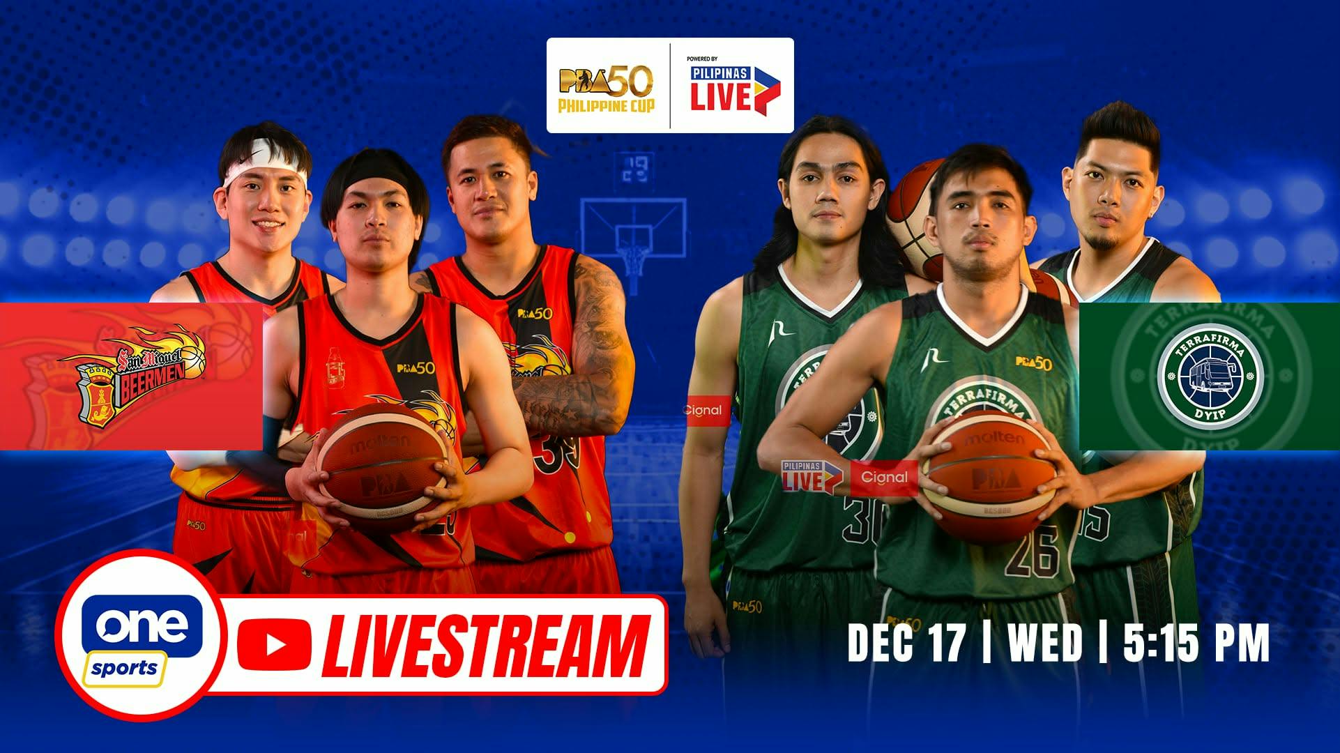 PBA LIVESTREAM: San Miguel Beermen vs Terrafirma Dyip | Philippine Cup