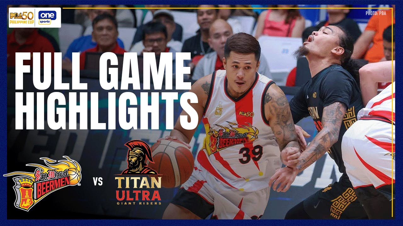San Miguel smothers Titan Ultra for 5th straight win | PBA Highlights