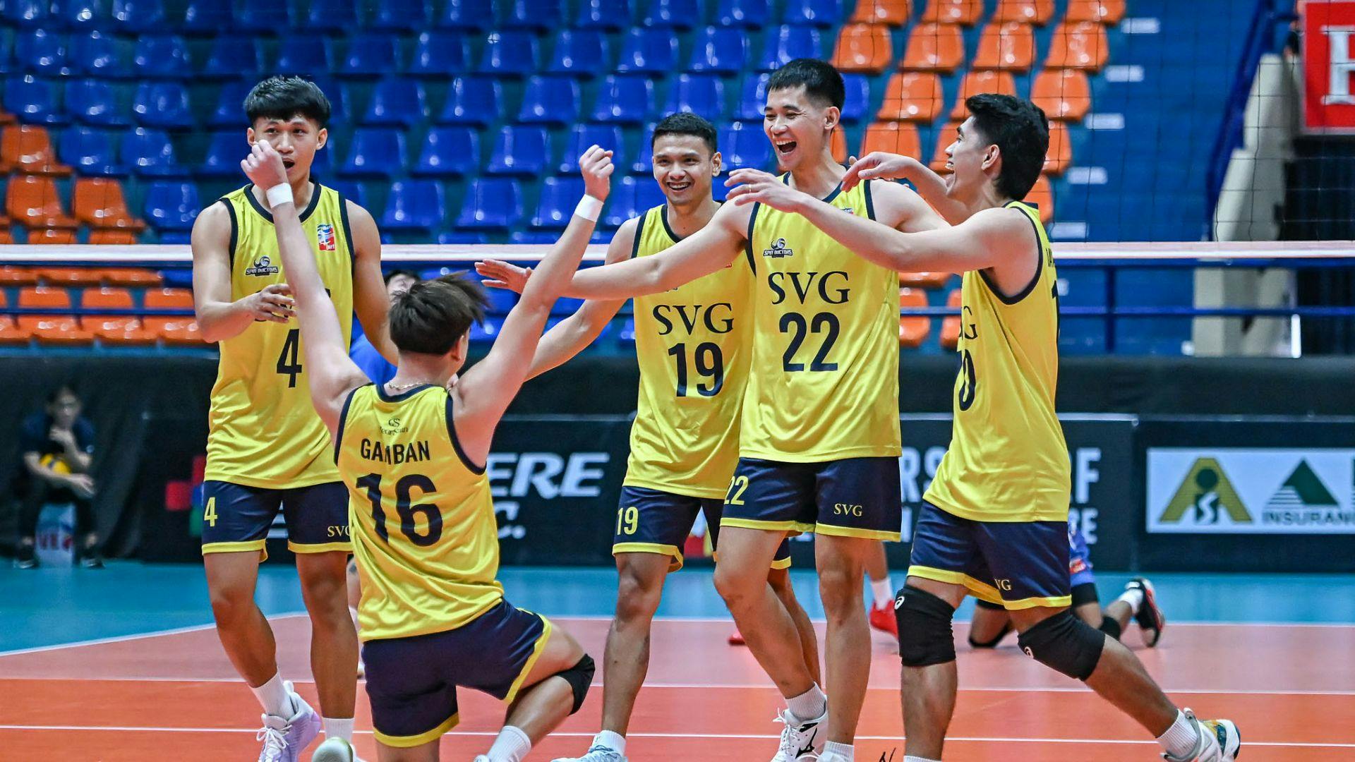 Savouge dominates 3B to clinch semis slot in Spikers