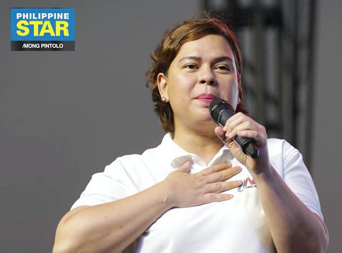 Sara: No Duterte-Duterte Tandem In 2022; Gibo Wants To Be Her Running Mate