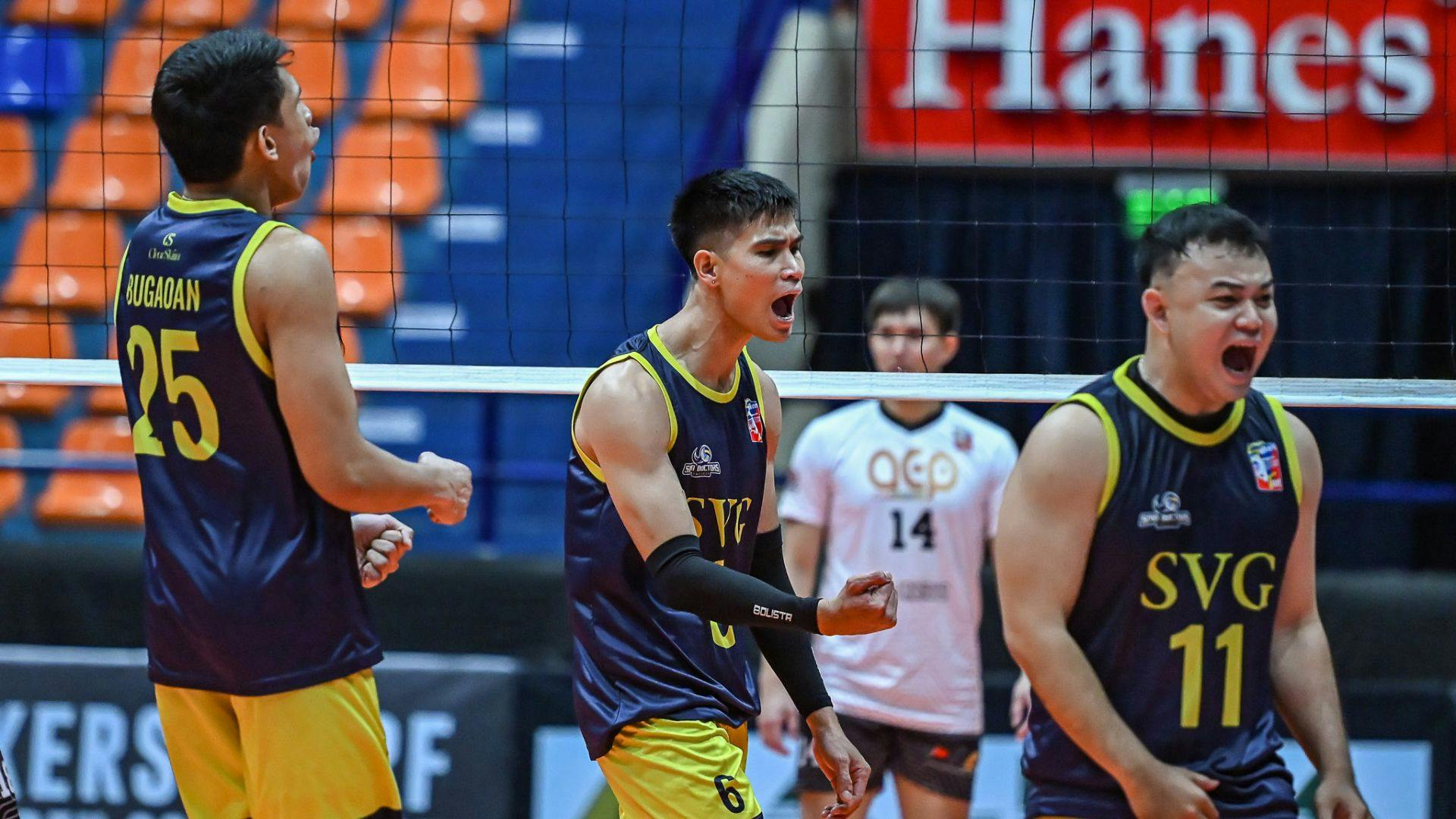 Savouge sweeps AEP to set up unbeaten clash with Criss Cross in Spikers