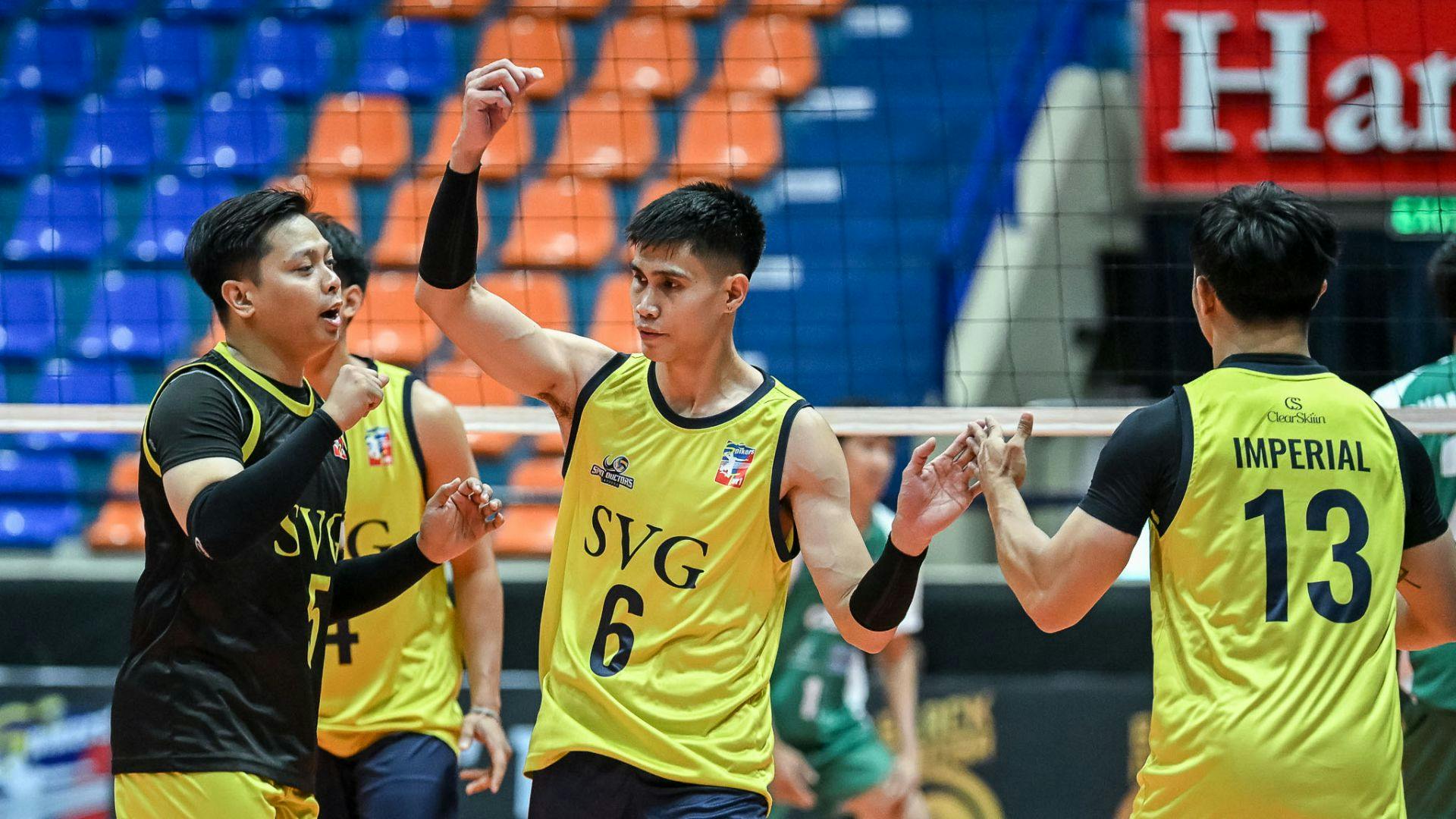 Savouge dominates VNS to share top spot in Spikers’ Turf Open Conference