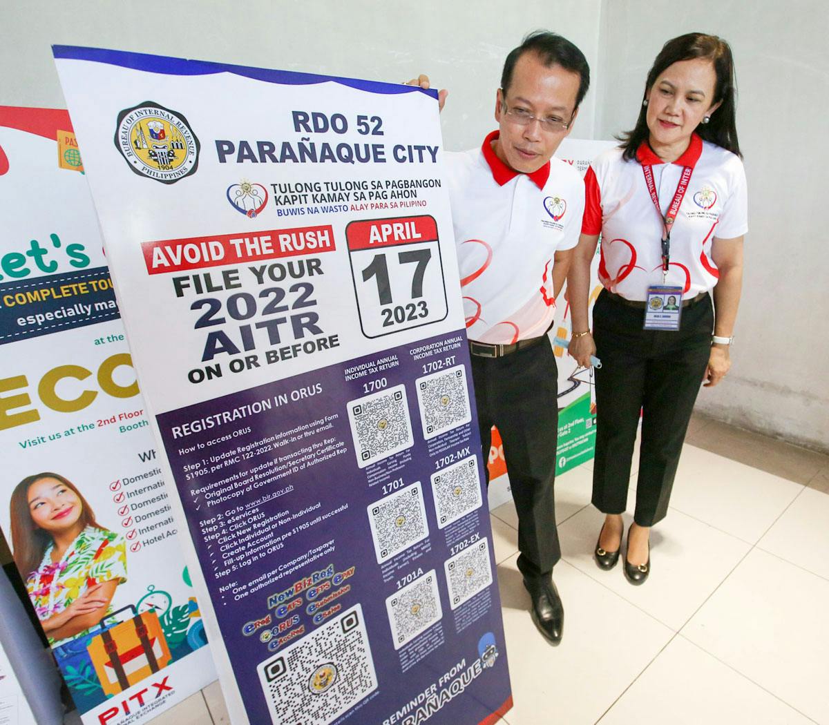 BIR revamps Metro Manila RDOs, reminds taxpayers of April 15