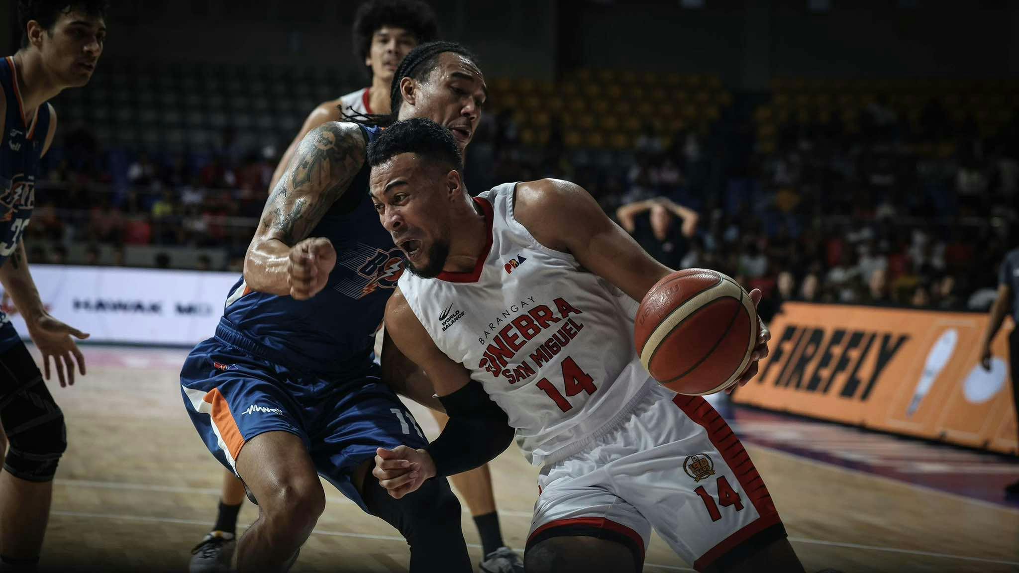 Ginebra completes clean sweep of Meralco to enter PBA Governors