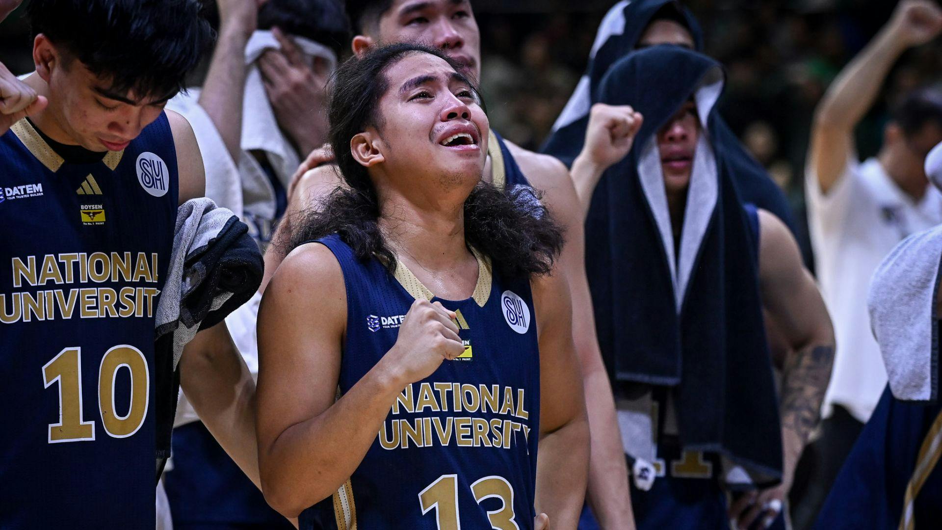 Steve Nash Enriquez bids emotional farewell to NU after heartbreaking UAAP exit