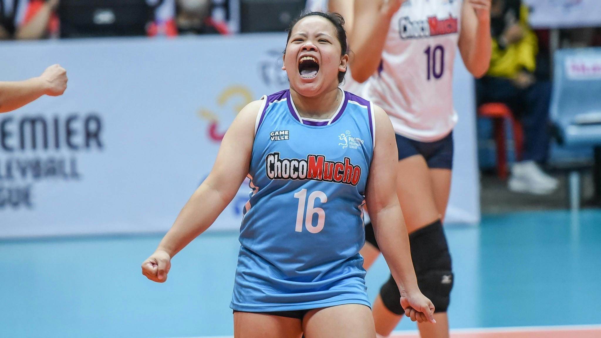 Choco Mucho libero Thang Ponce starts forever with partner, volleyball ...