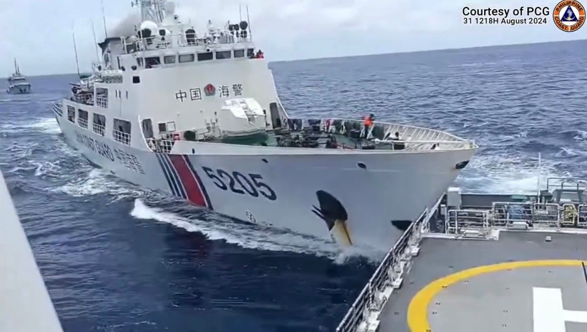 Chinese Vessel Rams PCG Patrol Ship 3 Times