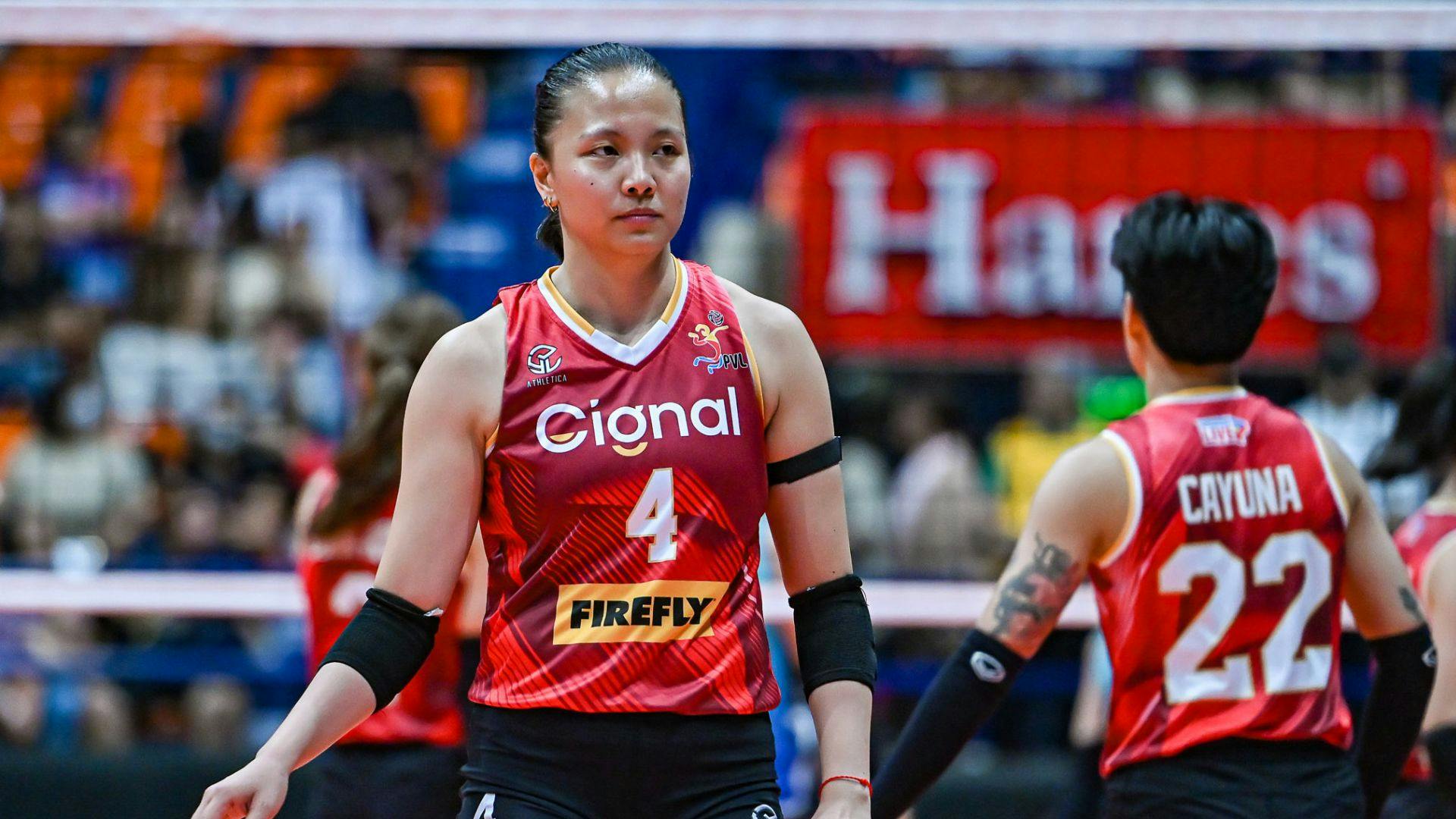 Tin Tiamzon looks to repay Cignal’s trust after stellar PVL All-Filipino opener