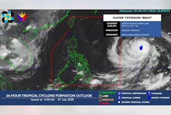 Super Typhoon Set To Enter PAR This Evening Or Tomorrow Morning
