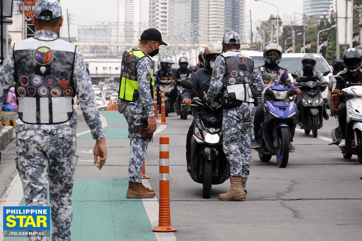 Apprehending Motorcycle Riders Using Bike Lanes Discriminatory