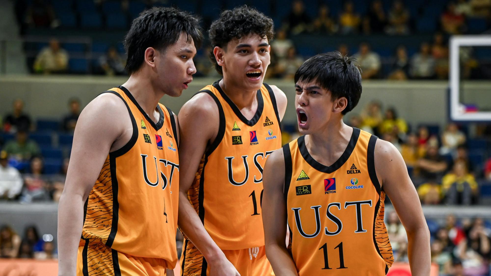 UAAP: UST Growling Tigers heed call in physical but crucial game vs UE Red Warriors