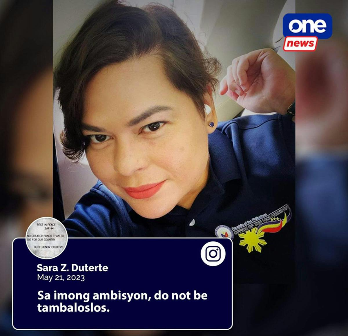 Sara Slams Ambitious ‘Tambaloslos’