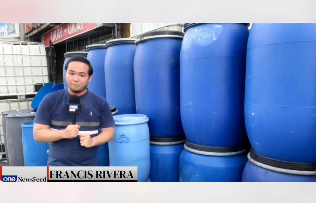 Water Drum Sales Surge In Pasig Amid Super El Niño Fears