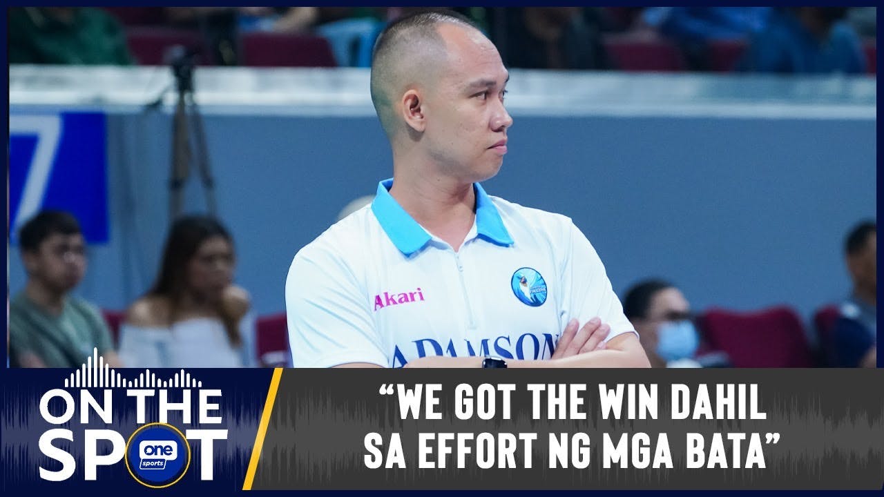 Training, sacrifice paid off for Adamson in five-set thriller against Ateneo, says Coach JP Yude | OS On The Spot