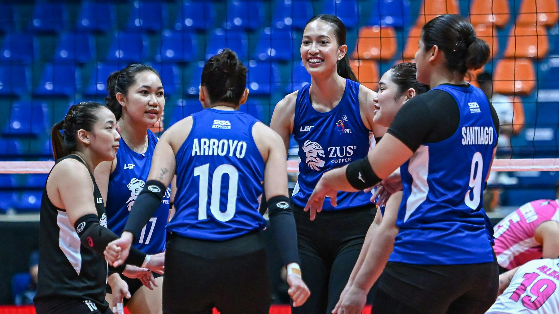 ZUS Coffee ends two-game skid, keeps Akari winless in PVL All-Filipino Conference