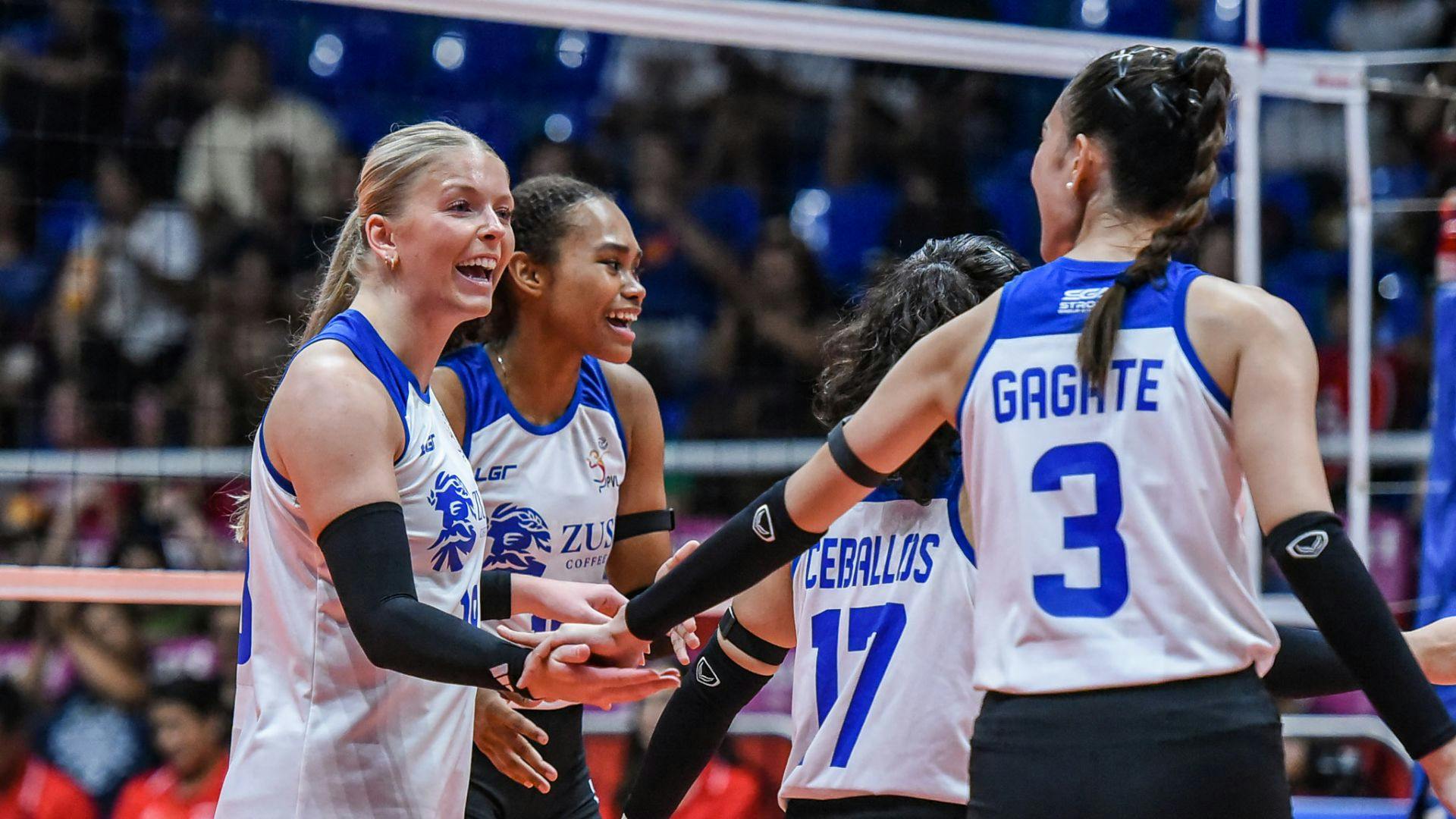 Anna DeBeer, ZUS Coffee gun for 5-0 record in PVL Reinforced vs Akari