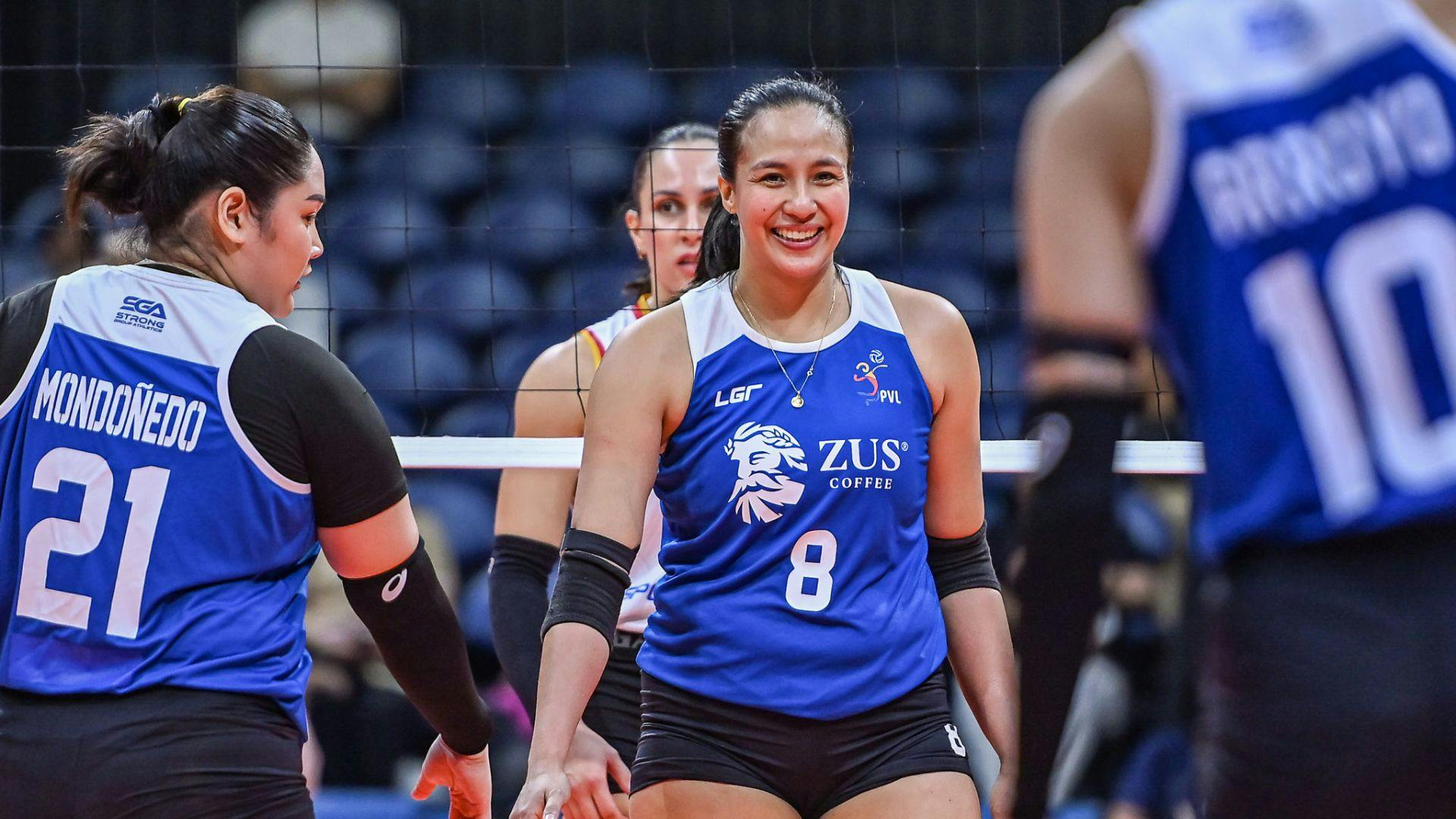 Jovelyn Gonzaga, ZUS Coffee chase historic first PVL title vs Petro Gazz in Reinforced Finals