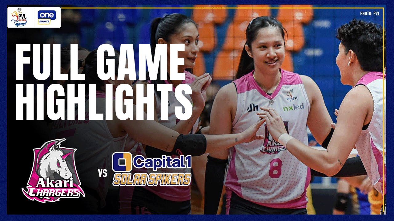 Akari ends Pool B play with dominating win over Capital1 | PVL on Tour Highlights