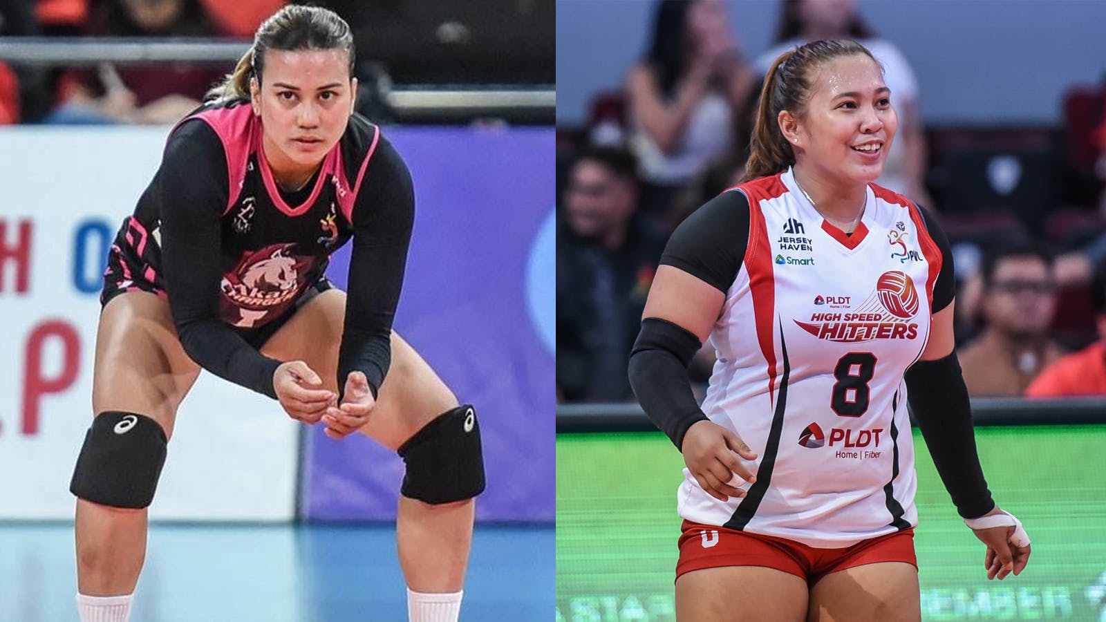 Warm exchange between star liberos Kath Arado, Bang Pineda shows PVL is one big family